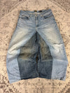 Pantalon baggy jean large skater Japanese balloon streetwear JNCO y2k vintage hip-hop 36US n•134