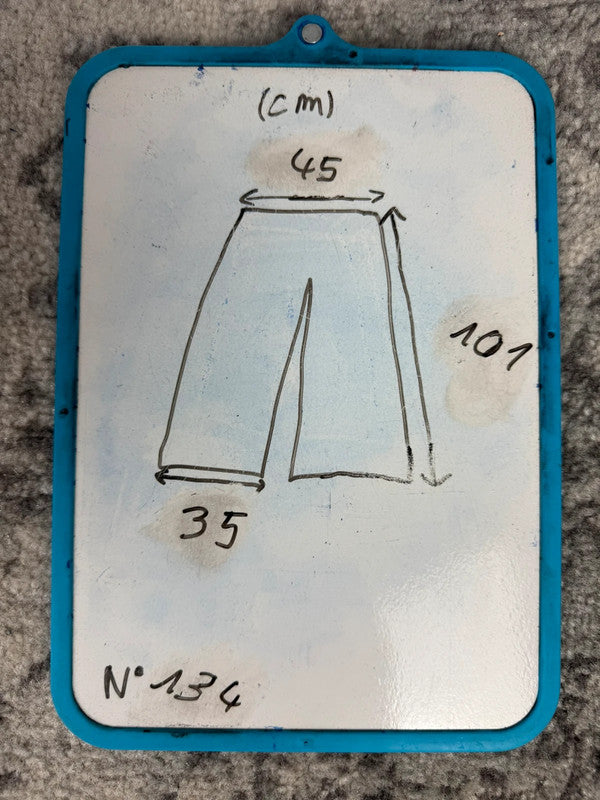 Pantalon baggy jean large skater Japanese balloon streetwear JNCO y2k vintage hip-hop 36US n•134