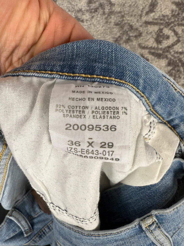 Pantalon baggy jean large skater Japanese balloon streetwear JNCO y2k vintage hip-hop 36US n•134