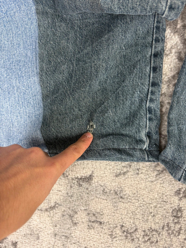 Pantalon baggy jean large skater Japanese balloon streetwear JNCO y2k vintage hip-hop 36US n•135