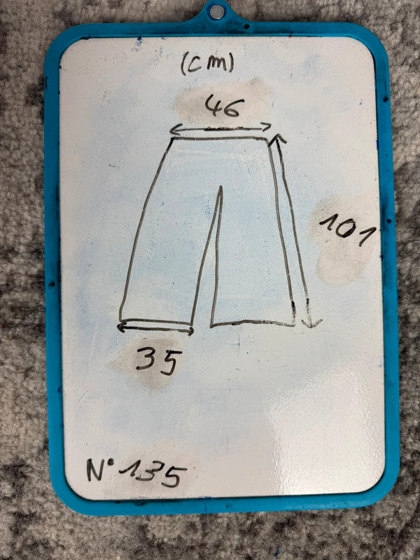 Pantalon baggy jean large skater Japanese balloon streetwear JNCO y2k vintage hip-hop 36US n•135