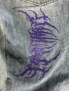 Pantalon baggy jean large skater Japanese balloon streetwear JNCO y2k vintage hip-hop 34US n•137