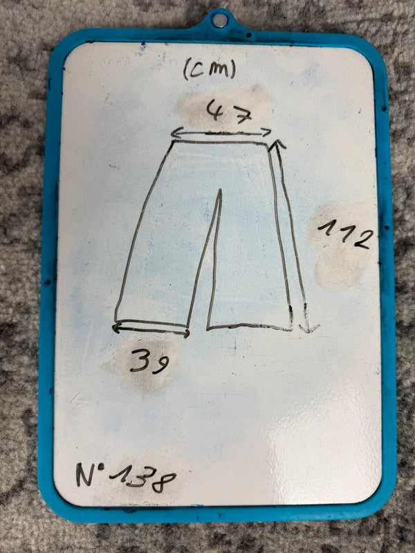 Pantalon baggy jean large skater Japanese balloon streetwear JNCO y2k vintage hip-hop 40US n•138