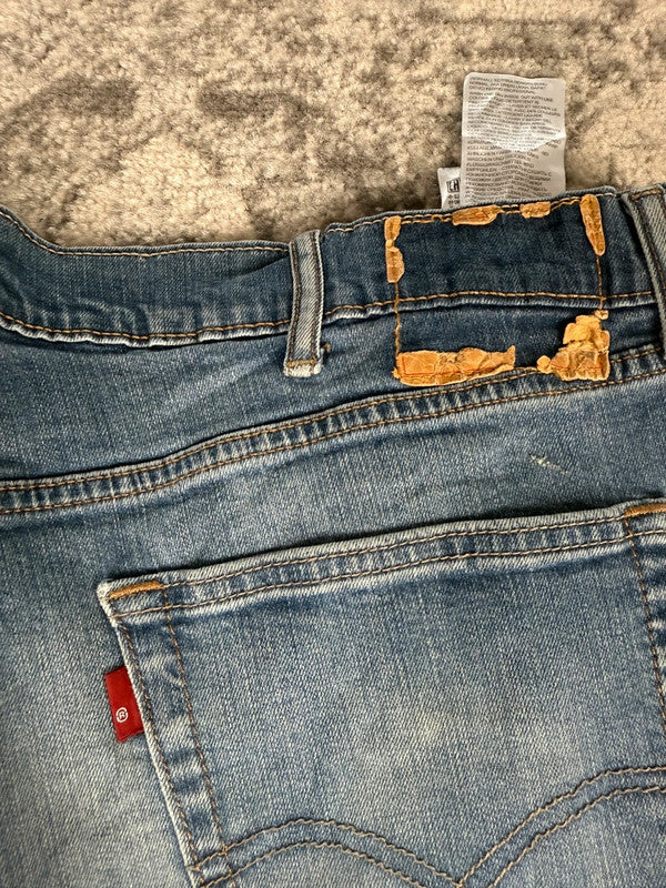 Pantalon baggy jean large skater Japanese balloon streetwear JNCO y2k vintage hip-hop 40US n•138