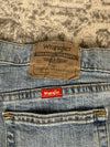 Pantalon baggy jean large skater Japanese balloon streetwear JNCO y2k vintage hip-hop 32US n•140