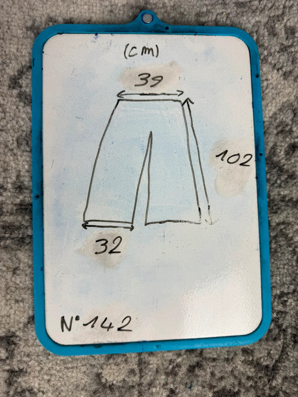 Pantalon baggy jean large skater Japanese balloon streetwear JNCO y2k vintage hip-hop M n•142