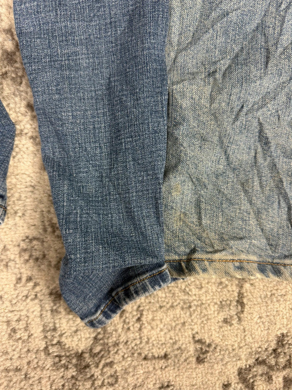 Pantalon baggy jean large skater Japanese balloon streetwear JNCO y2k vintage hip-hop 34US n•143