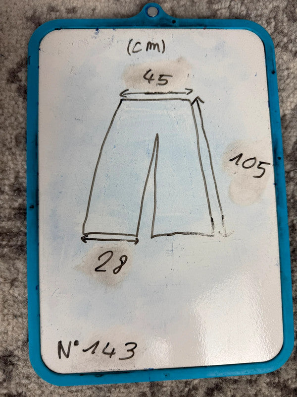 Pantalon baggy jean large skater Japanese balloon streetwear JNCO y2k vintage hip-hop 34US n•143