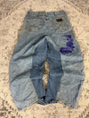 Pantalon baggy jean large skater Japanese balloon streetwear JNCO y2k vintage hip-hop 34US n•143