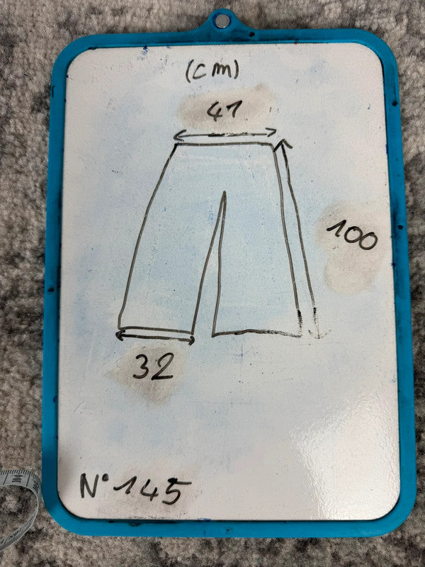 Pantalon baggy jean large skater Japanese balloon streetwear JNCO y2k vintage hip-hop M n•145