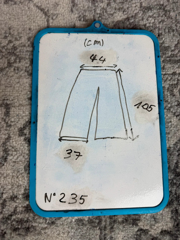 Pantalon baggy jean large skater Japanese balloon streetwear JNCO y2k vintage hip-hop 34US n•235