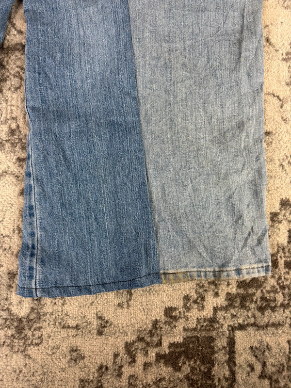 Pantalon baggy jean large skater Japanese balloon streetwear JNCO y2k vintage hip-hop 34US n•235