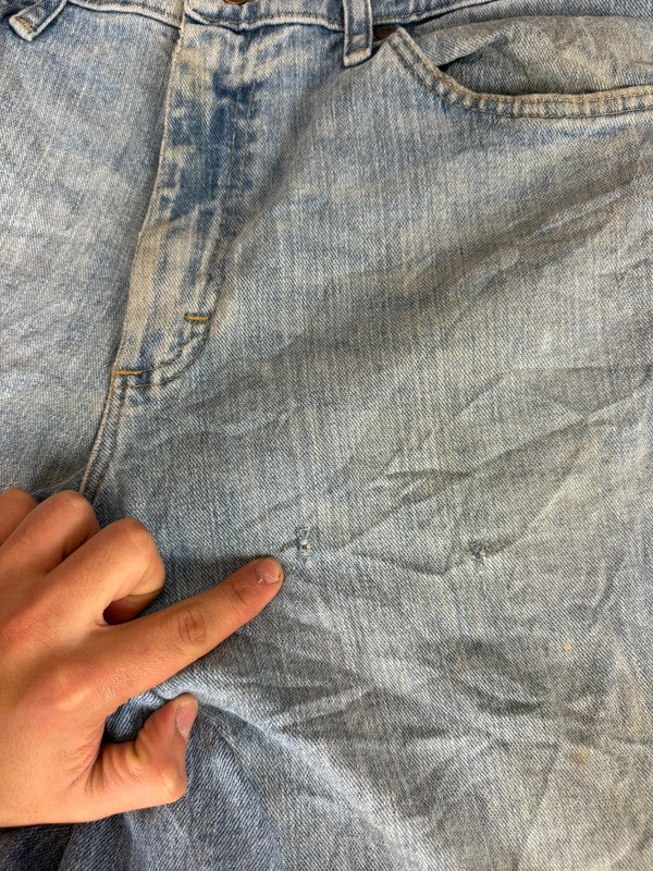 Pantalon baggy jean large skater Japanese balloon streetwear JNCO y2k vintage hip-hop 34US n•235