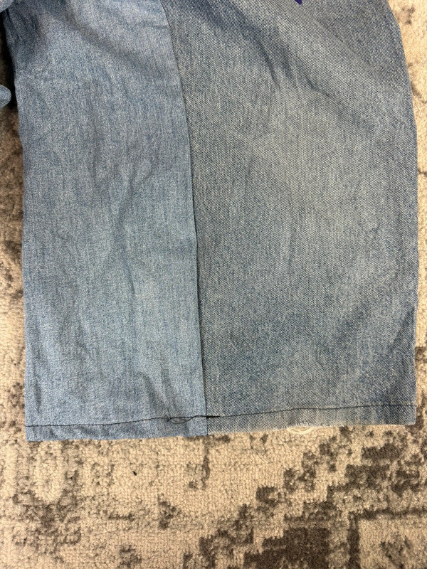 Pantalon baggy jean large skater Japanese balloon streetwear JNCO y2k vintage hip-hop 38US n•237