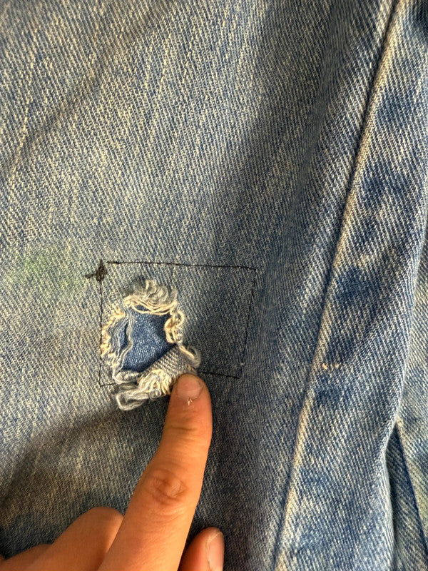 Pantalon baggy jean large skater Japanese balloon streetwear JNCO y2k vintage hip-hop 34US n•238