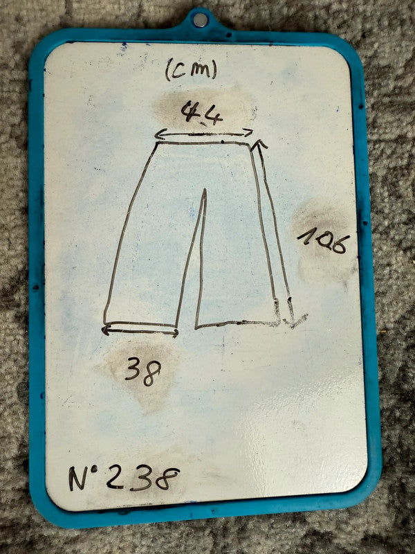 Pantalon baggy jean large skater Japanese balloon streetwear JNCO y2k vintage hip-hop 34US n•238