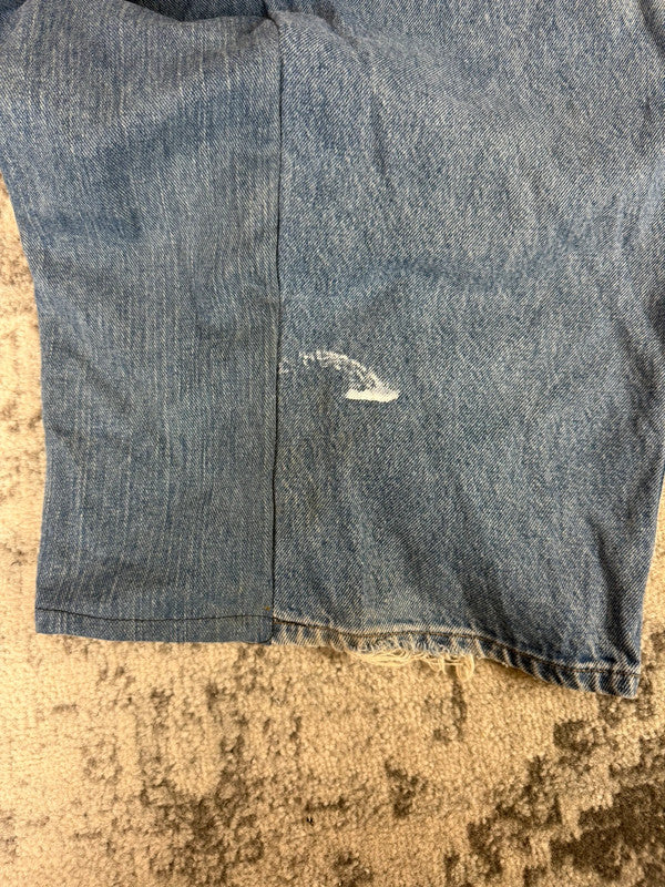 Pantalon baggy jean large skater Japanese balloon streetwear JNCO y2k vintage hip-hop 34US n•238