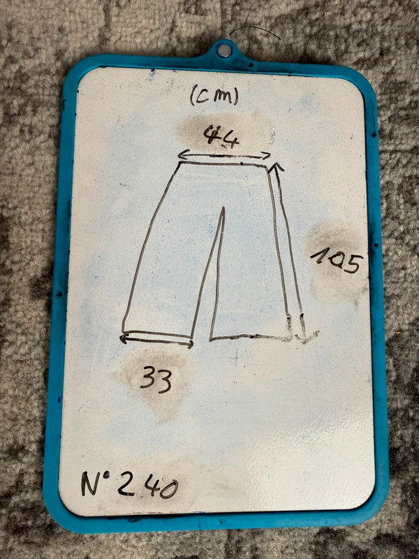 Pantalon baggy jean large skater Japanese balloon streetwear JNCO y2k vintage hip-hop 36US n•240