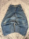 Pantalon baggy jean large skater Japanese balloon streetwear JNCO y2k vintage hip-hop 32US n•241
