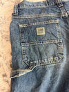 Pantalon baggy jean large skater Japanese balloon streetwear JNCO y2k vintage hip-hop 32US n•241