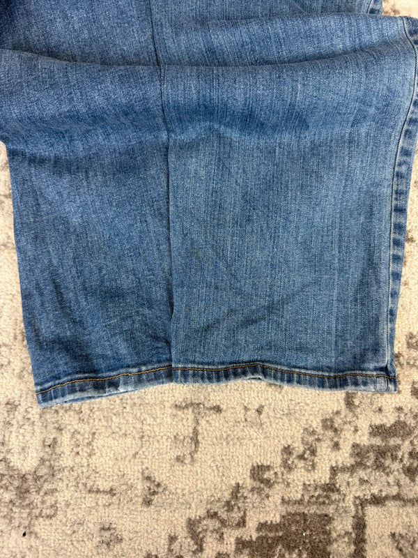 Pantalon baggy jean large skater Japanese balloon streetwear JNCO y2k vintage hip-hop 32US n•242