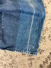 Pantalon baggy jean large skater Japanese balloon streetwear JNCO y2k vintage hip-hop 32US n•151