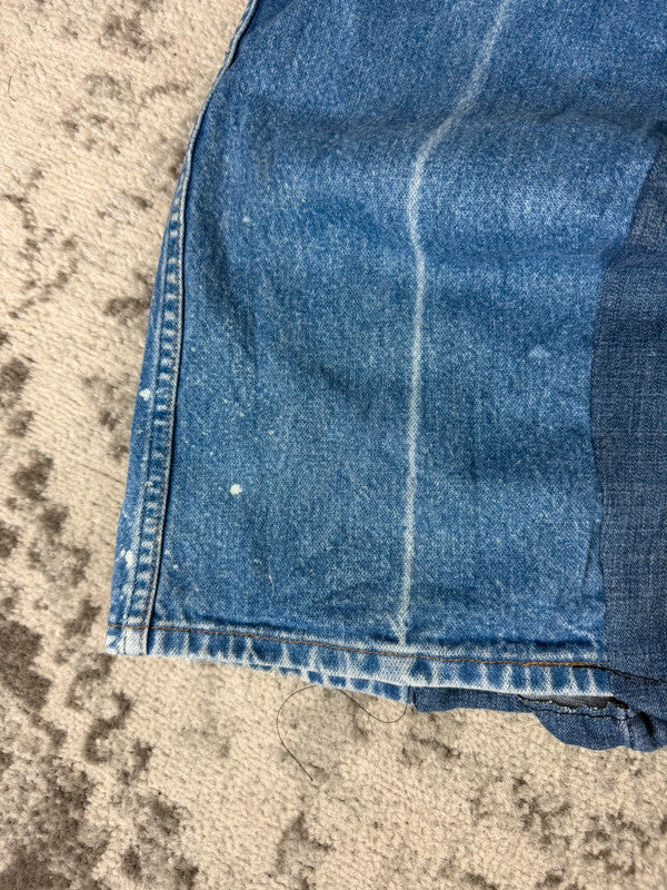 Pantalon baggy jean large skater Japanese balloon streetwear JNCO y2k vintage hip-hop 32US n•151