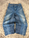 Pantalon baggy jean large skater Japanese balloon streetwear JNCO y2k vintage hip-hop 32US n•151
