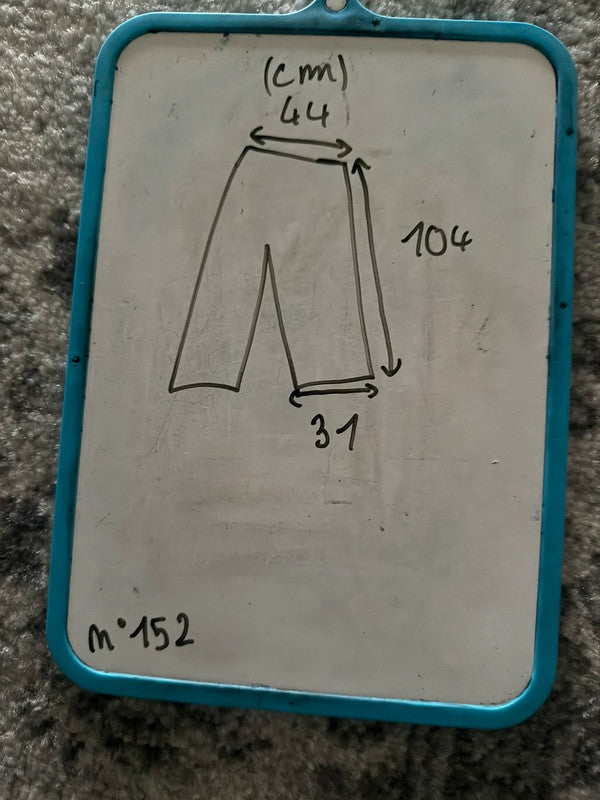 Pantalon baggy jean large skater Japanese balloon streetwear JNCO y2k vintage hip-hop L n•152