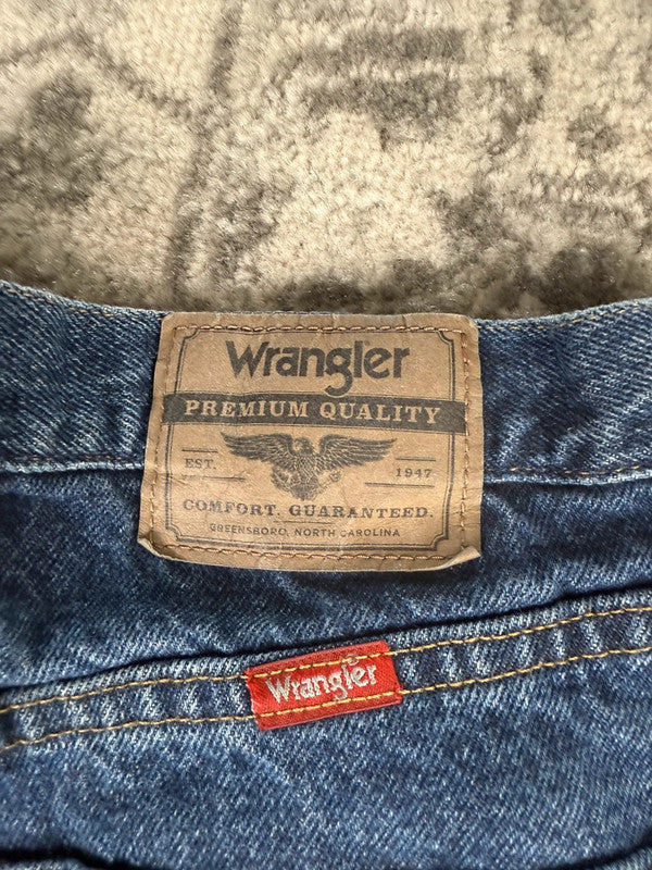 Pantalon baggy jean large skater Japanese balloon streetwear JNCO y2k vintage hip-hop 32US n•153