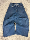 Pantalon baggy jean large skater Japanese balloon streetwear JNCO y2k vintage hip-hop 32US n•153
