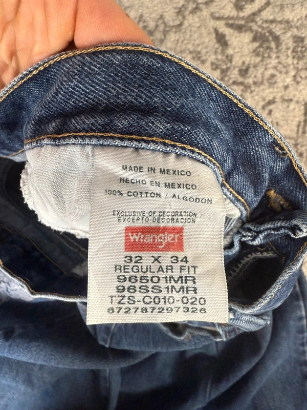 Pantalon baggy jean large skater Japanese balloon streetwear JNCO y2k vintage hip-hop 32US n•153