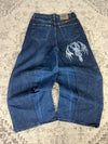 Pantalon baggy jean large skater Japanese balloon streetwear JNCO y2k vintage hip-hop 30US n•154