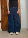 Pantalon baggy jean large skater Japanese balloon streetwear JNCO y2k vintage hip-hop 30US n•154