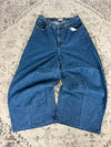 Pantalon baggy jean large skater Japanese balloon streetwear JNCO y2k vintage hip-hop M n•156