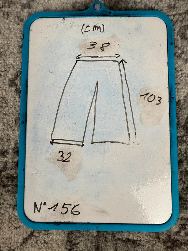 Pantalon baggy jean large skater Japanese balloon streetwear JNCO y2k vintage hip-hop M n•156