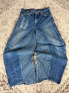 Pantalon baggy jean large skater Japanese balloon streetwear JNCO y2k vintage hip-hop 32US n•158
