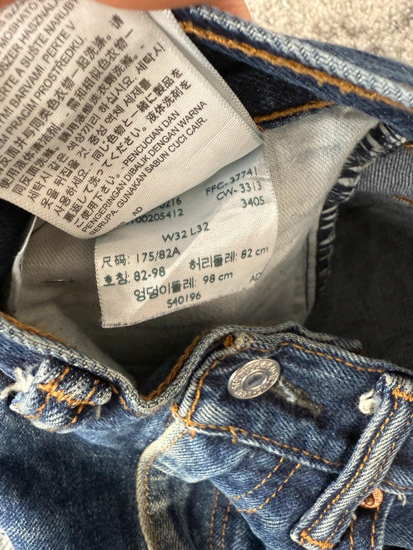 Pantalon baggy jean large Japanese balloon streetwear JNCO y2k vintage hip-hop taille 32US n•160