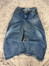 Pantalon baggy jean large Japanese balloon streetwear JNCO y2k vintage hip-hop taille 30US n•161