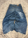 Pantalon baggy jean large Japanese balloon streetwear JNCO y2k vintage hip-hop taille 30US n•161