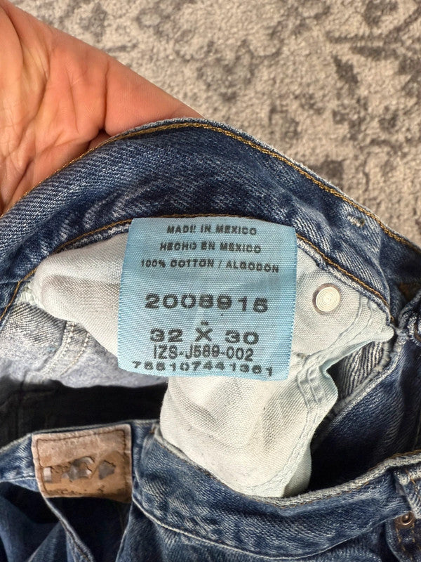 Pantalon baggy jean large Japanese balloon streetwear JNCO y2k vintage hip-hop taille 30US n•161