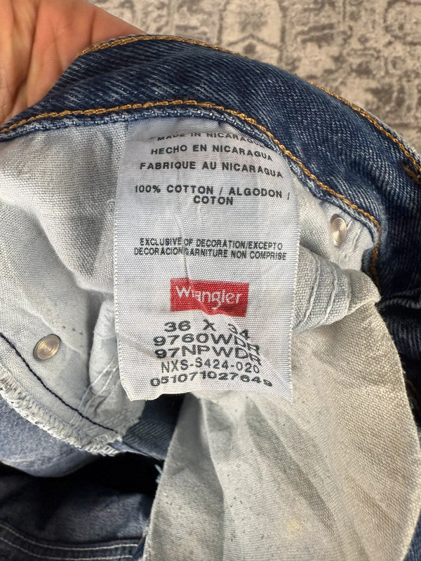 Pantalon baggy jean large Japanese balloon streetwear JNCO y2k vintage hip-hop taille 36US n•162