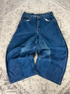 Pantalon baggy jean large Japanese balloon streetwear JNCO y2k vintage hip-hop taille M n•163