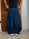 Pantalon baggy jean large Japanese balloon streetwear JNCO y2k vintage hip-hop taille M n•163
