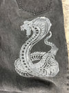 Pantalon baggy jean large Japanese balloon streetwear JNCO y2k vintage hip-hop taille L n•164