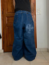 Pantalon baggy jean large Japanese balloon streetwear JNCO y2k vintage hip-hop taille S n•165