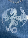 Pantalon baggy jean large Japanese balloon streetwear JNCO y2k vintage hip-hop taille S n•165