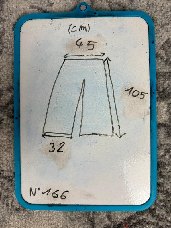 Pantalon baggy jean large Japanese balloon streetwear JNCO y2k vintage hip-hop taille XL n•166