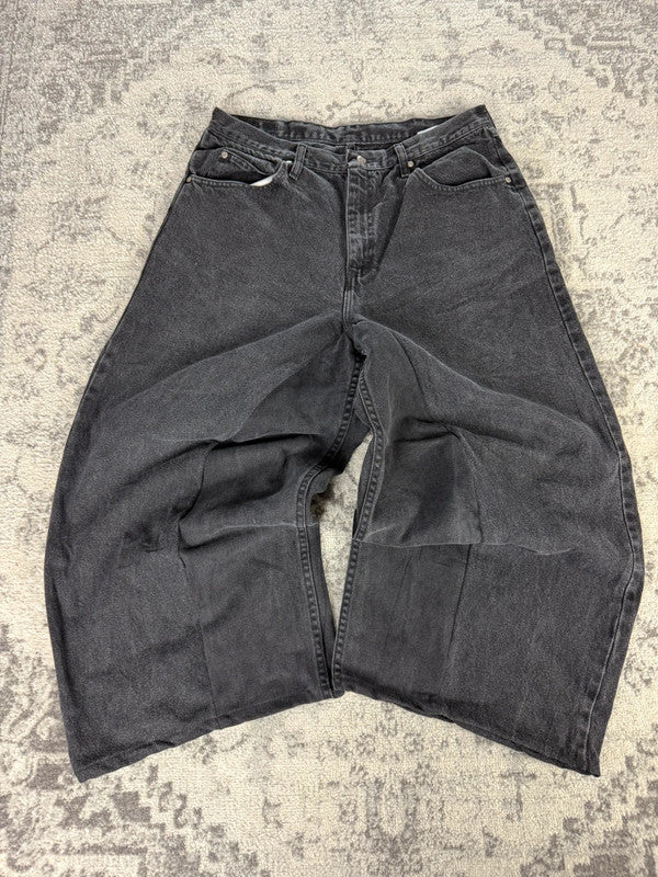 Pantalon baggy jean large Japanese balloon streetwear JNCO y2k vintage hip-hop taille M n•167