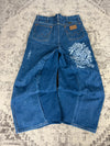 Pantalon baggy jean large Japanese balloon streetwear JNCO y2k vintage hip-hop taille 35US n•169